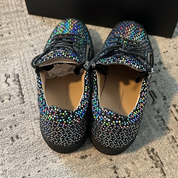 Giuseppe Zanotti Double Zip Low Top Sneakers - Picture 5 of 9